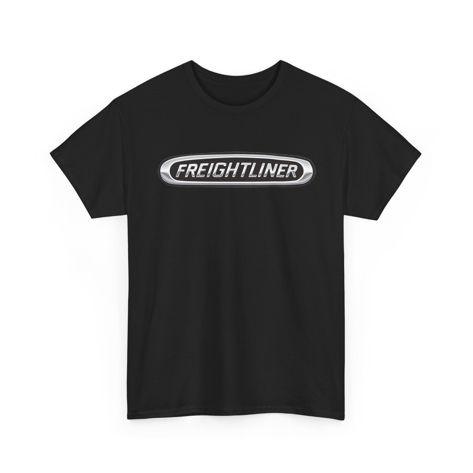 Freightliner Big Rig Truck Diesel Semi Trucking Unisex Heavy Cotton Tshirt Mens