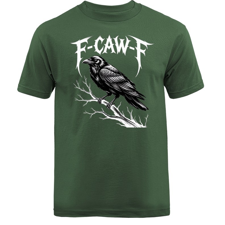 F-CAW-F Raven Gothic Halloween T-shirt