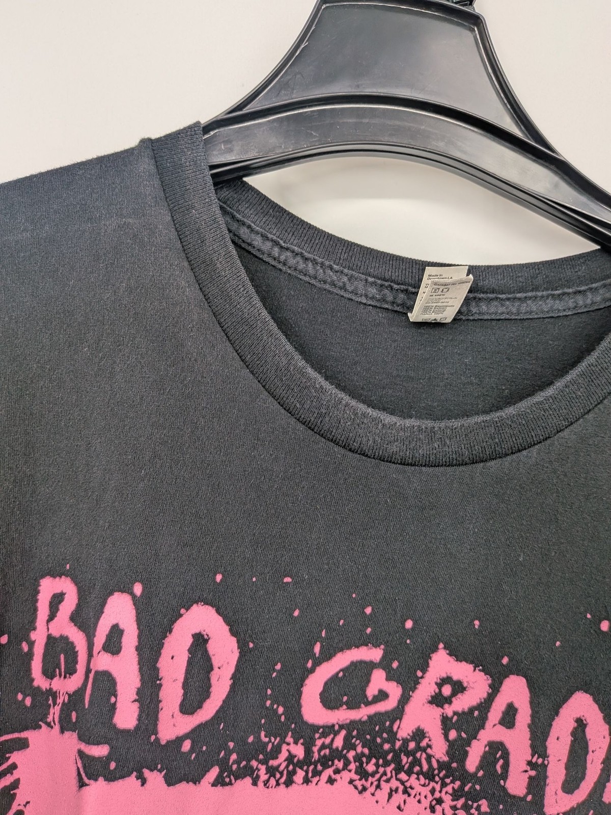 American Apparel Bad Grades Graphic T Shirt Y2K Streetwear Grunge Skate 2XLarge