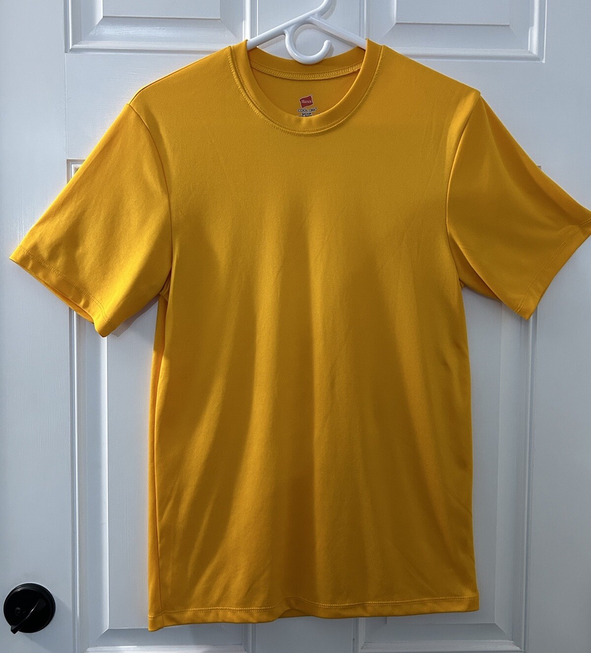 Hanes Cool Dri Mens T-Shirt NWOT Sport Performance Tee Comfort Size S Gold Color