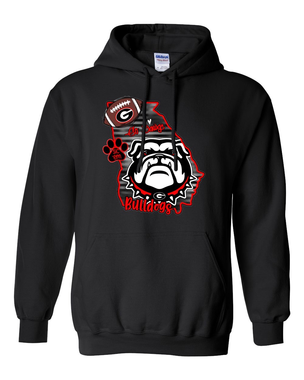 Bulldogs – University of Georgia – Georgia Bulldogs – Hoodie – Unisex