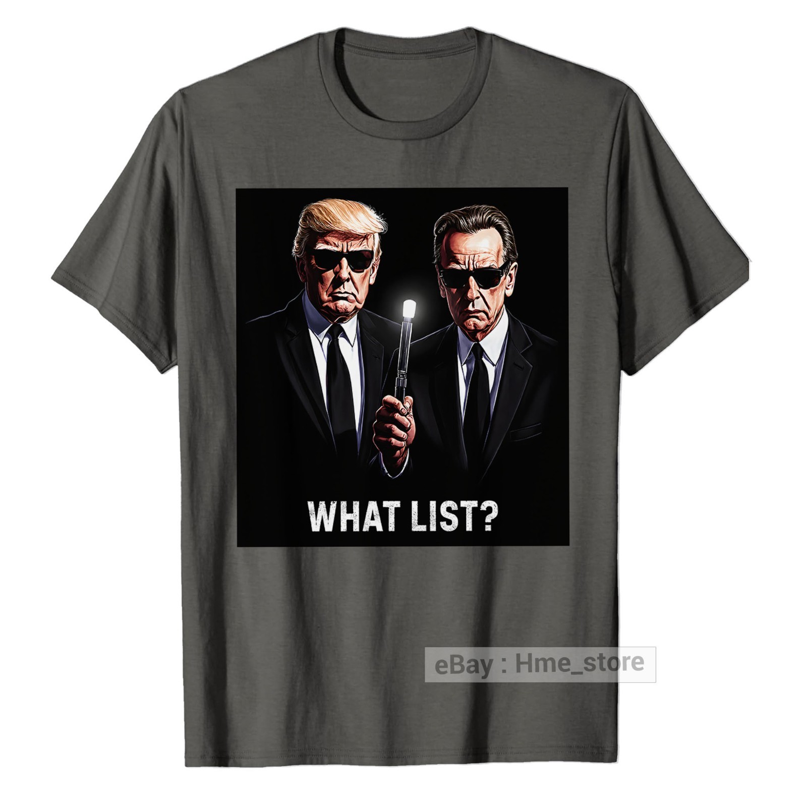 Trump What List Shirt, Funny Donald Trump Epstein T-Shirt Unisex Tee