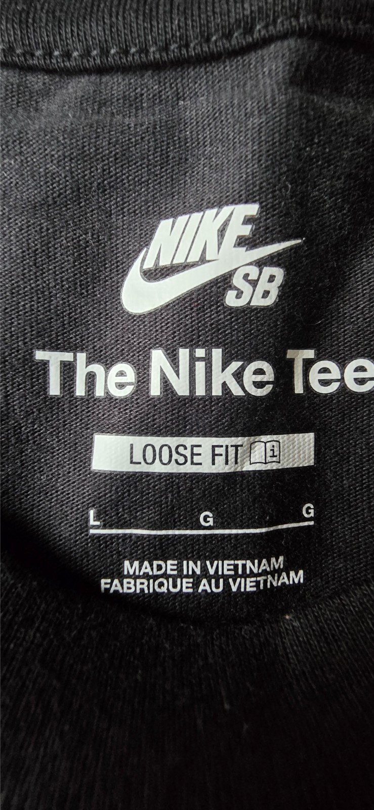 Nike SB OC Spider Tee – (Glow in the dark) Black -Size Large – NWT