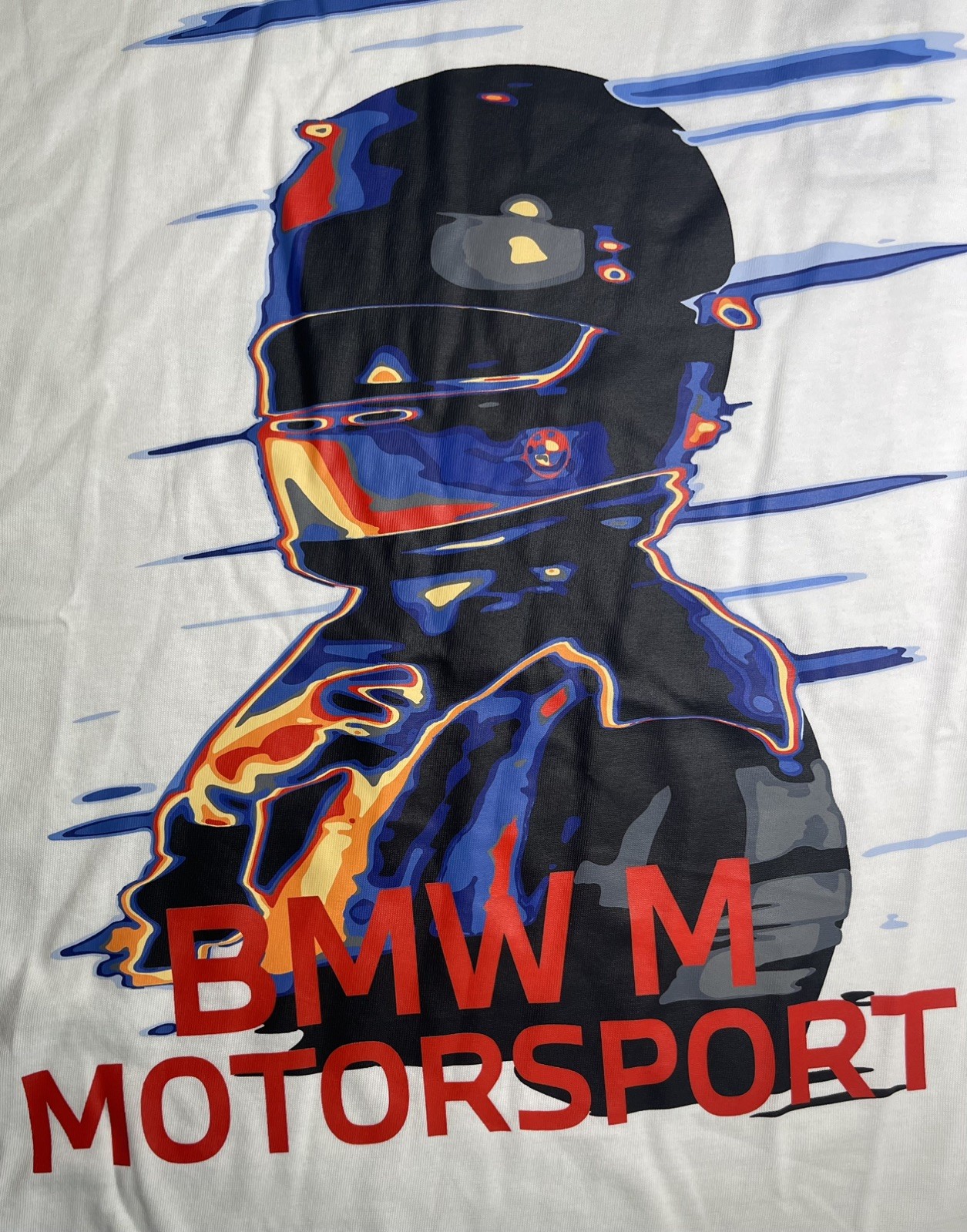 Puma BMW Motorsport Essential Logo T Shirt Men&rsquo;s M Vintage Helmet Graphic