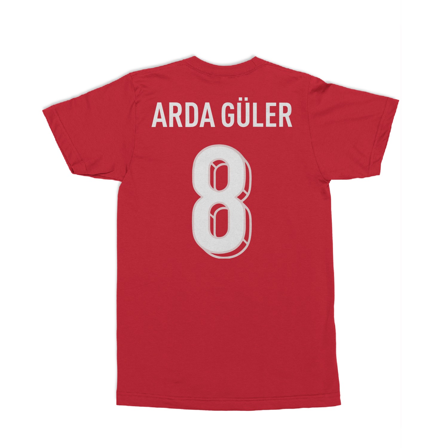 Turkiye Pride Arda Guler 8 Two-Sided Jersey Style Unisex T-Shirt