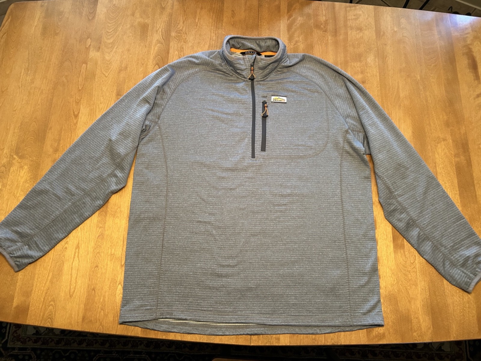 LOT/2 NWOT ORVIS HORSESHOE HILLS 1/4 ZIP/INSECT SHIELD 1/4 ZIP BOTH LG.PERFECT!!