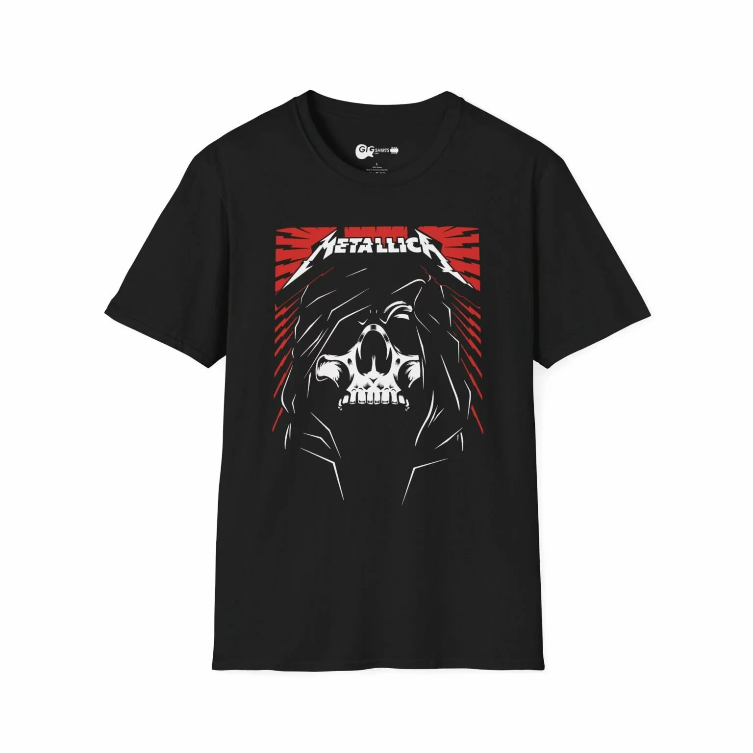 Metallica Hardwired Reaper Skull Black T-Shirt