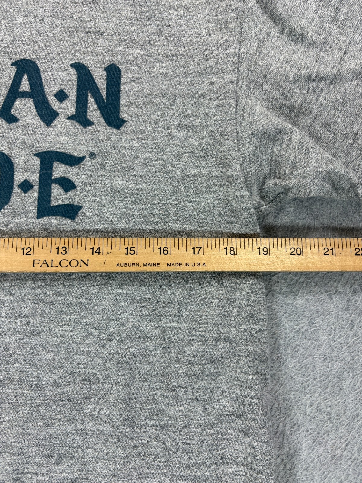Human Made Premium Screened Logo Crew Tee Shirt (Men&rsquo;s Large) Gray