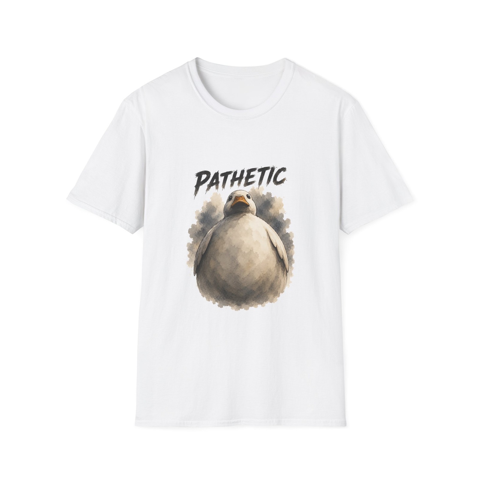 Pathetic Goose Meme T-Shirt Funny Sarcastic Bird Gildan 64000 Softstyle Tee Gift