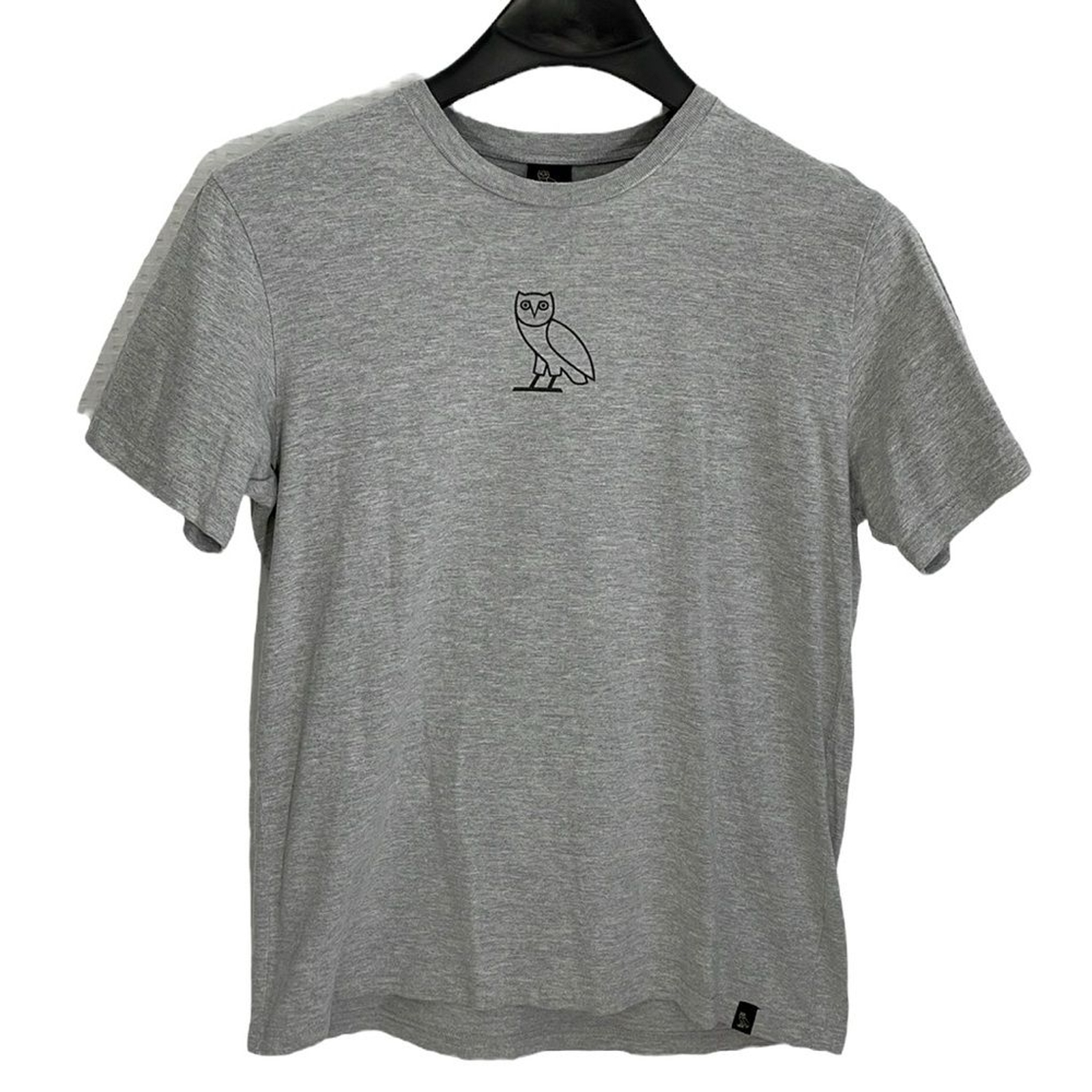 Drake OVO October&rsquo;s Very Own men&rsquo;s Size Large grey owl 100% cotton t-shirt.
