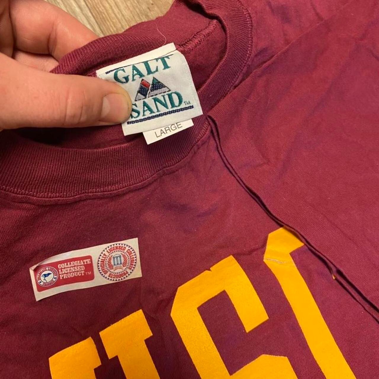 Vintage 90s USC Southern California university Galt Sand T-shirt Size L College