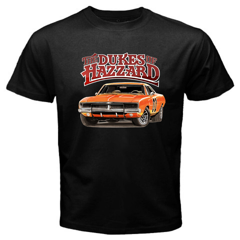 The Dukes of Hazzard Men&rsquo;s Black T-Shirt Size S to 5XL