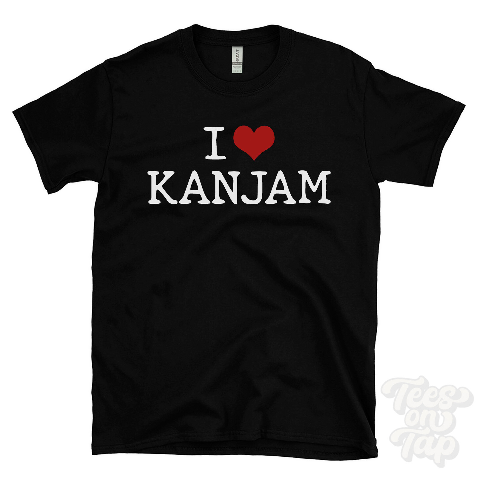 I LOVE KANJAM T-SHIRT heart outdoor games team disc frisbee backyard sports cool