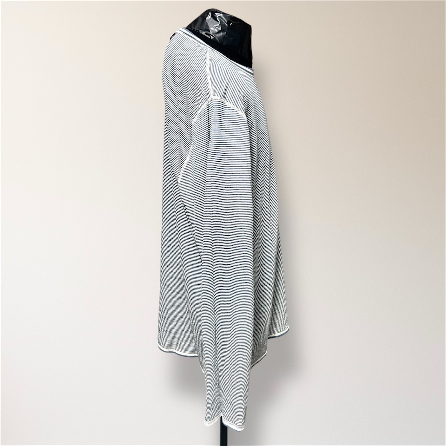 Faherty XXL Reversible Cloud LS Tee Stone Peak Stripe Pima Cotton Soft Coastal