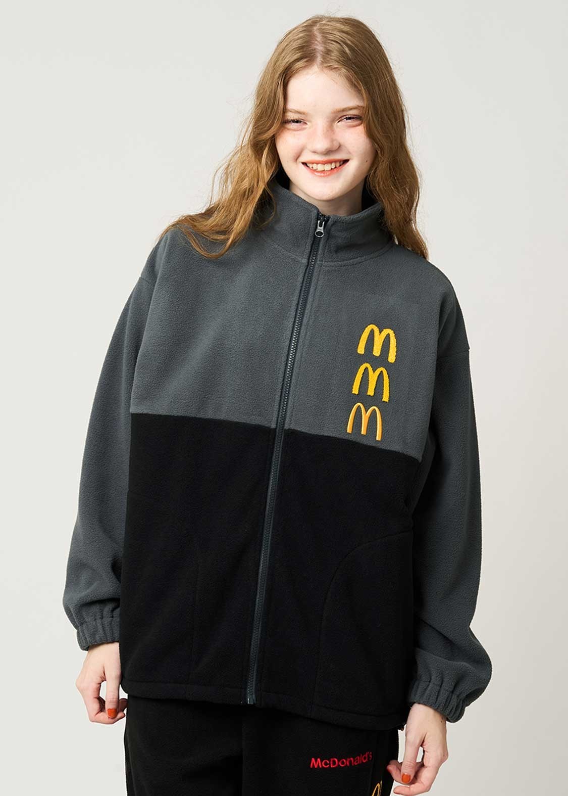 [Japan Limited] graniph McDonald&rsquo;s Fleece Blouson i&rsquo;m lovin&rsquo; it Golden Arch Rare