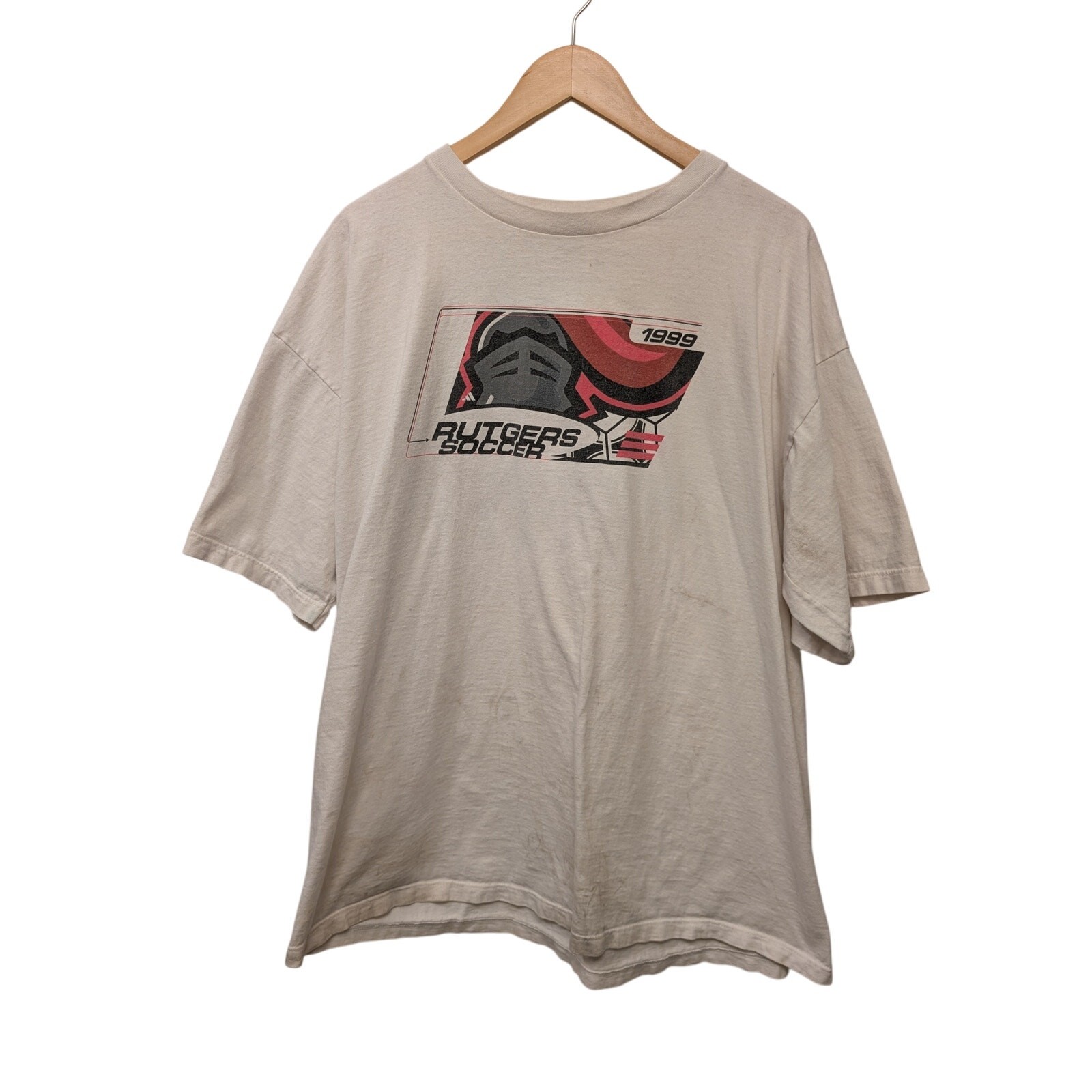 Vintage Adidas Rutgers University Soccer Tee Shirt 1999 Sports College