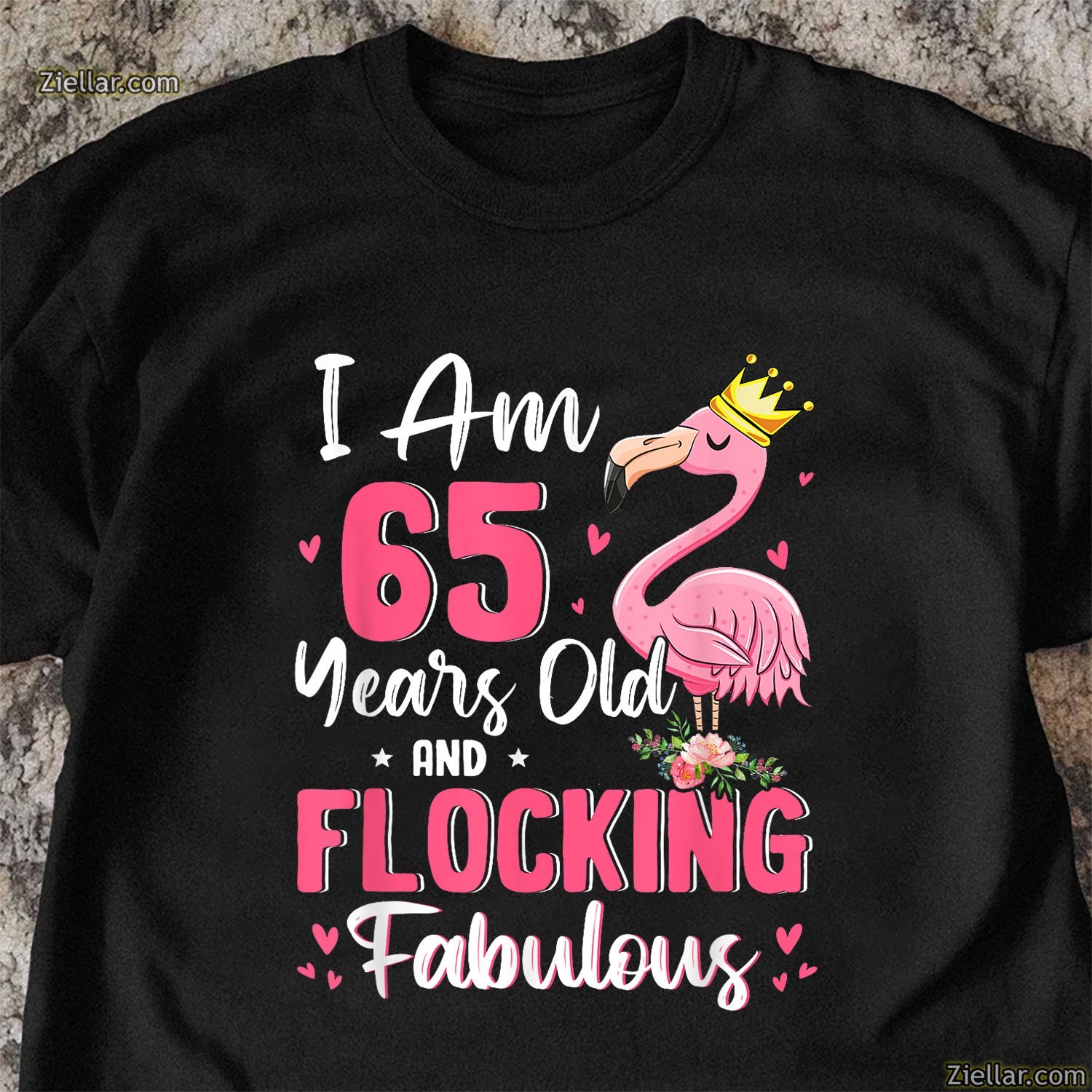 Flocking Fabulous Shirt Funny 65th Birthday Gift Humor Party Outfit Tee Unisex