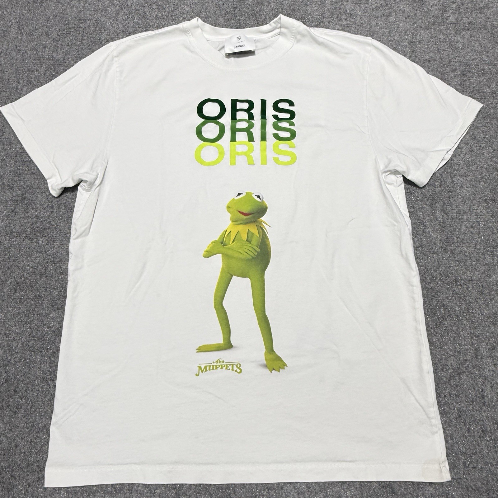 Oris Watches Kermit The Frog Muppets T-Shirt Large Pro Pilot X Organic Cotton