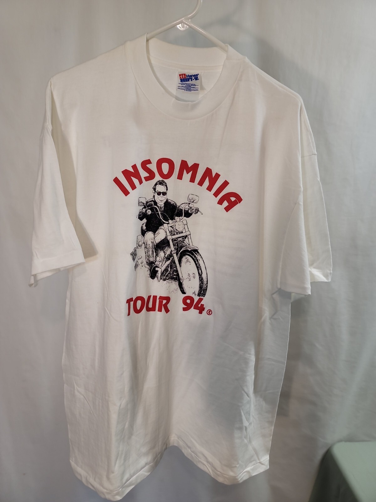 Vintage Stephen King Insomnia Tour 1994 Single Stitch Hanes Beefy-T XL RARE