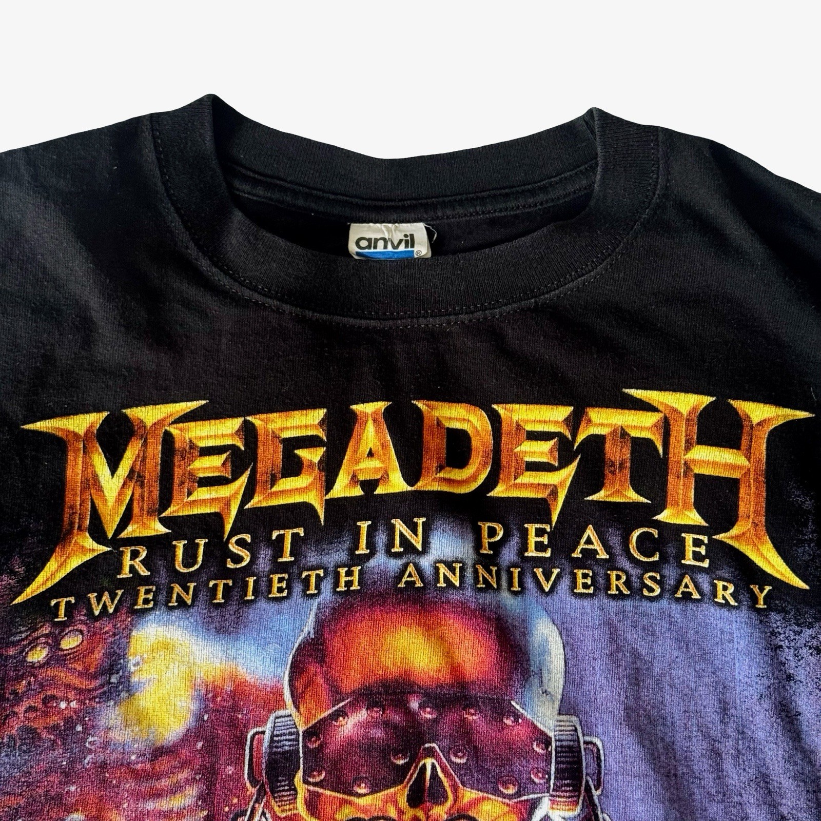 2010 MEGADETH Rust in Peace 20th Anniversary Tour Long Sleeve Shirt Mens Size M