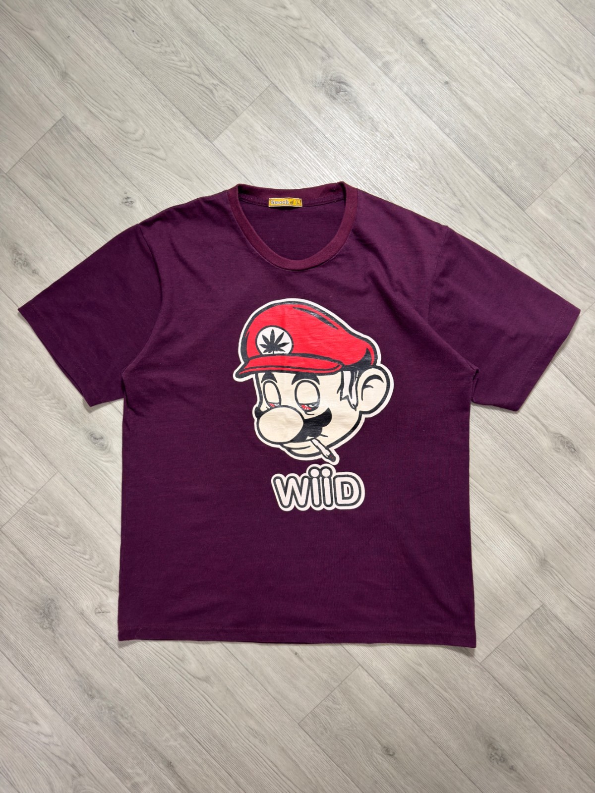 Vintage Super Mario Wiid Weed T-Shirt