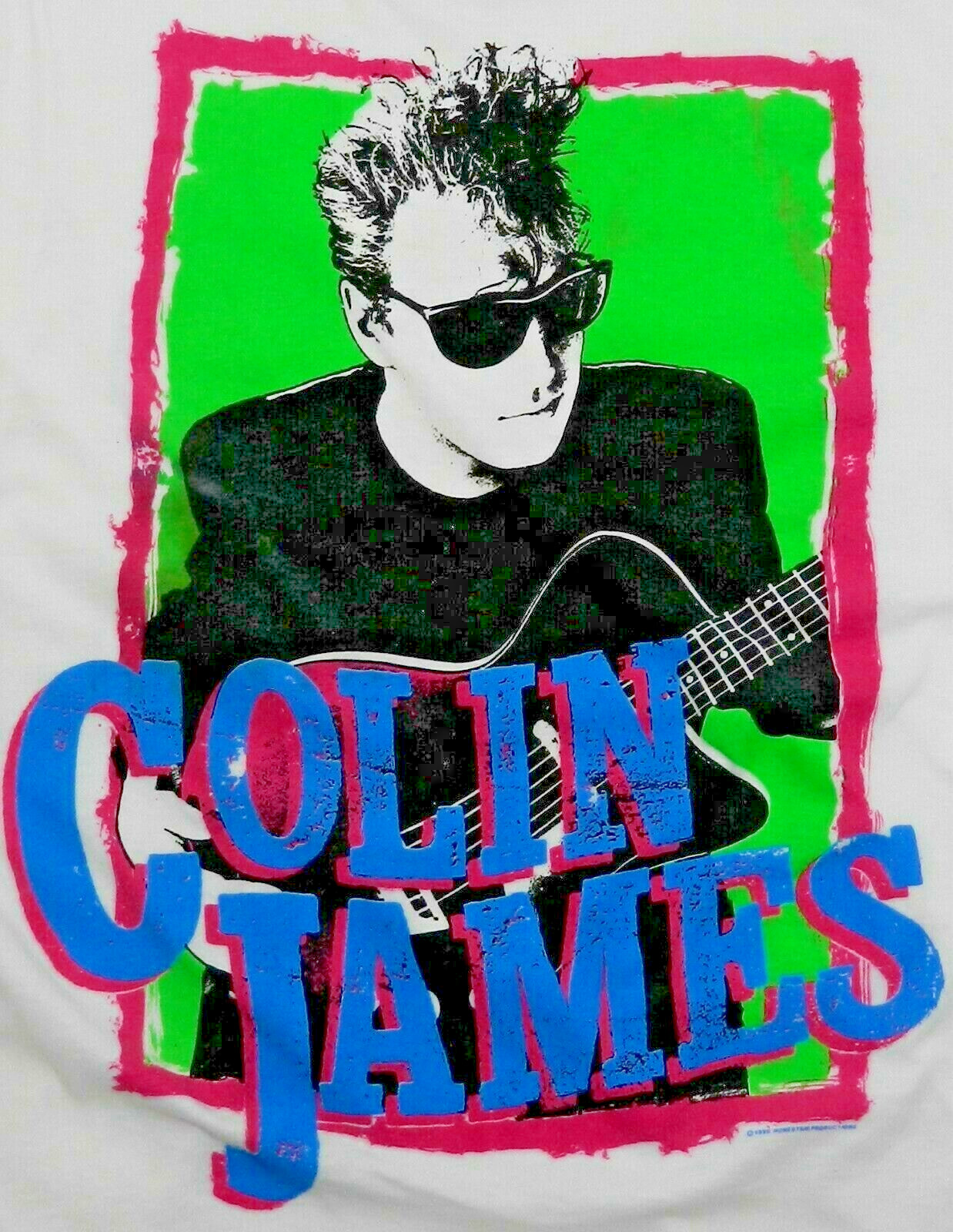 COLIN JAMES Shirt Vtg 1990 Voodoo Child Just Came Back Five Long Years Hanes LG