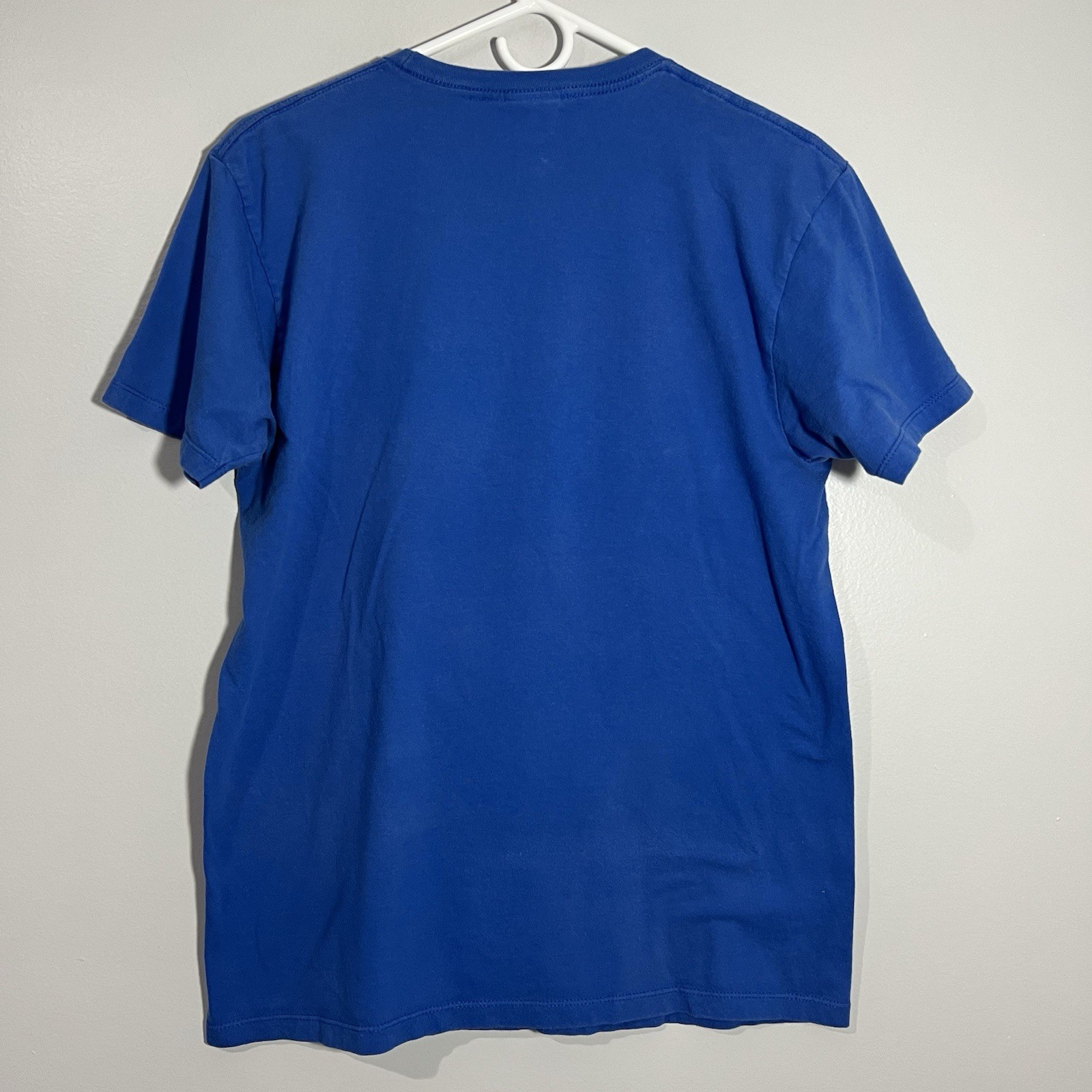 101 Apparel Soul Power 74 Blue Red Short Sleeve T-Shirt Adult Medium