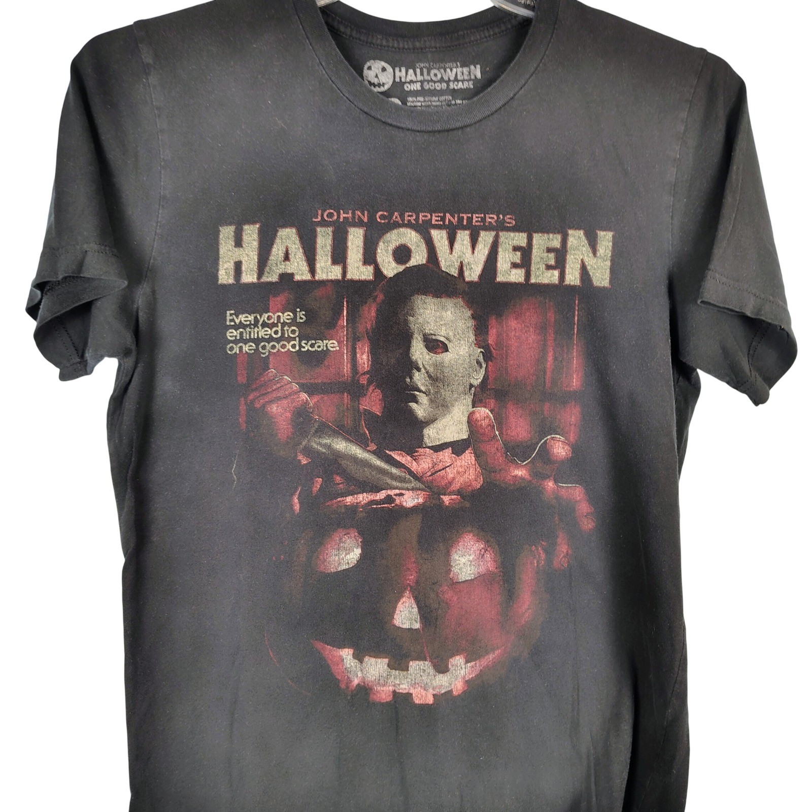 Fright Rags Halloween Michael Myers Graphic T-Shirt Mens Medium Black Horror Tee