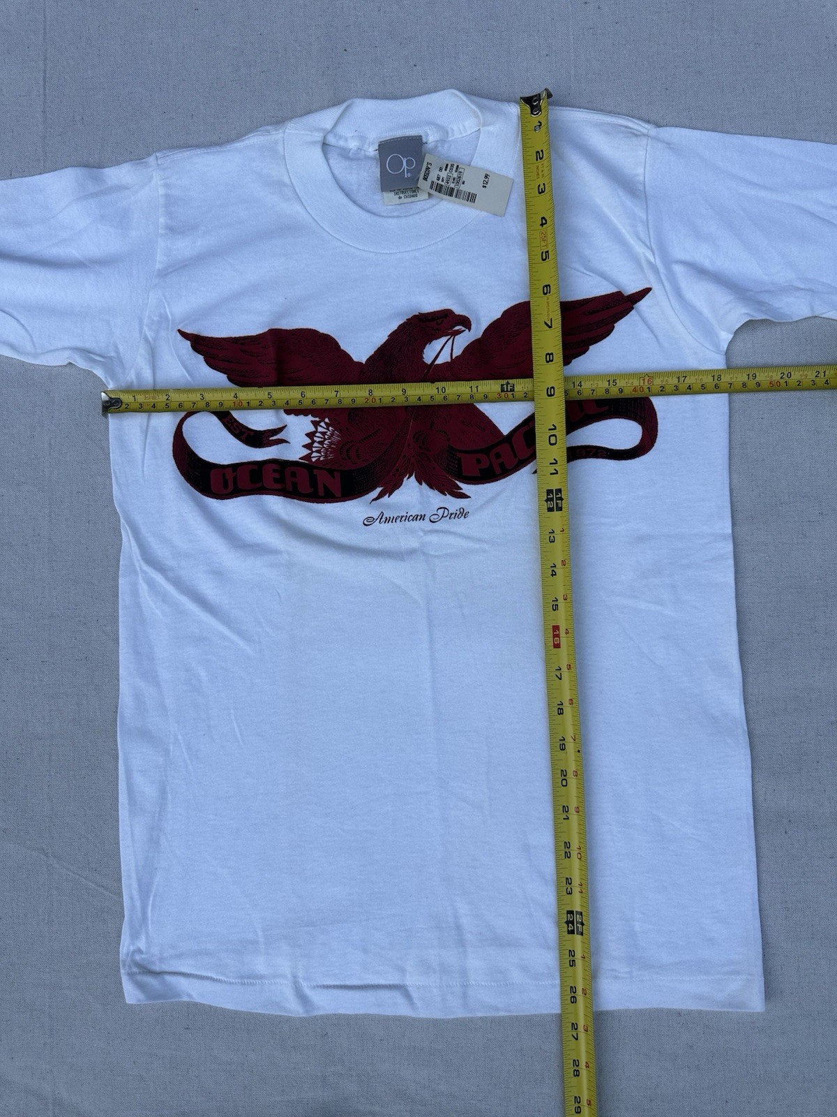 Rare NOS Vtg 80s Ocean Pacific OP American Eagle Shirt Surf Skate Single Stitch
