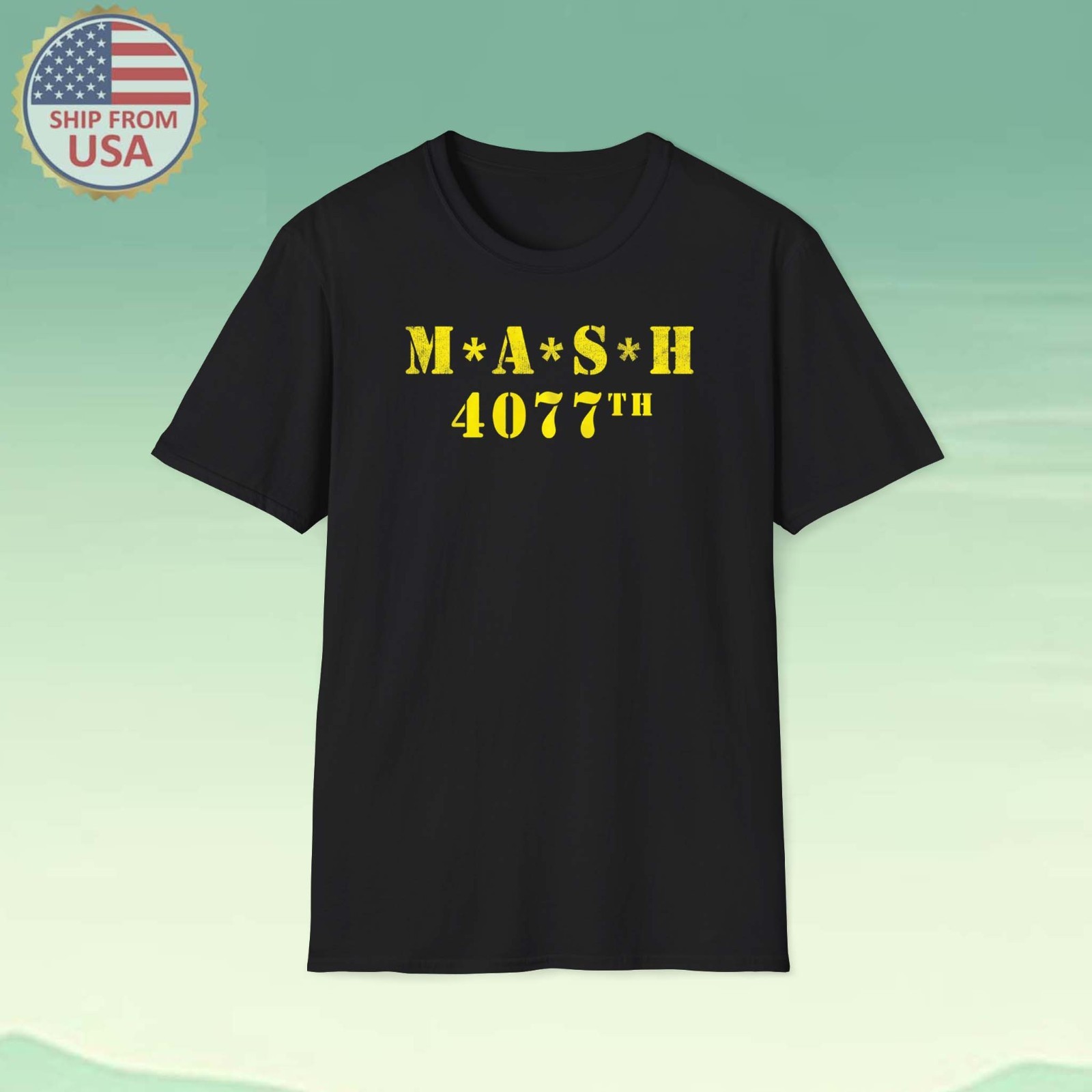 MASH 4077th Tv Series Black White Size S-5XL