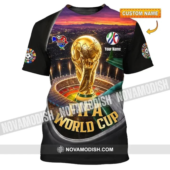 Unisex Shirt – Custom Name World Cup 2026 3D Shirt VK13774