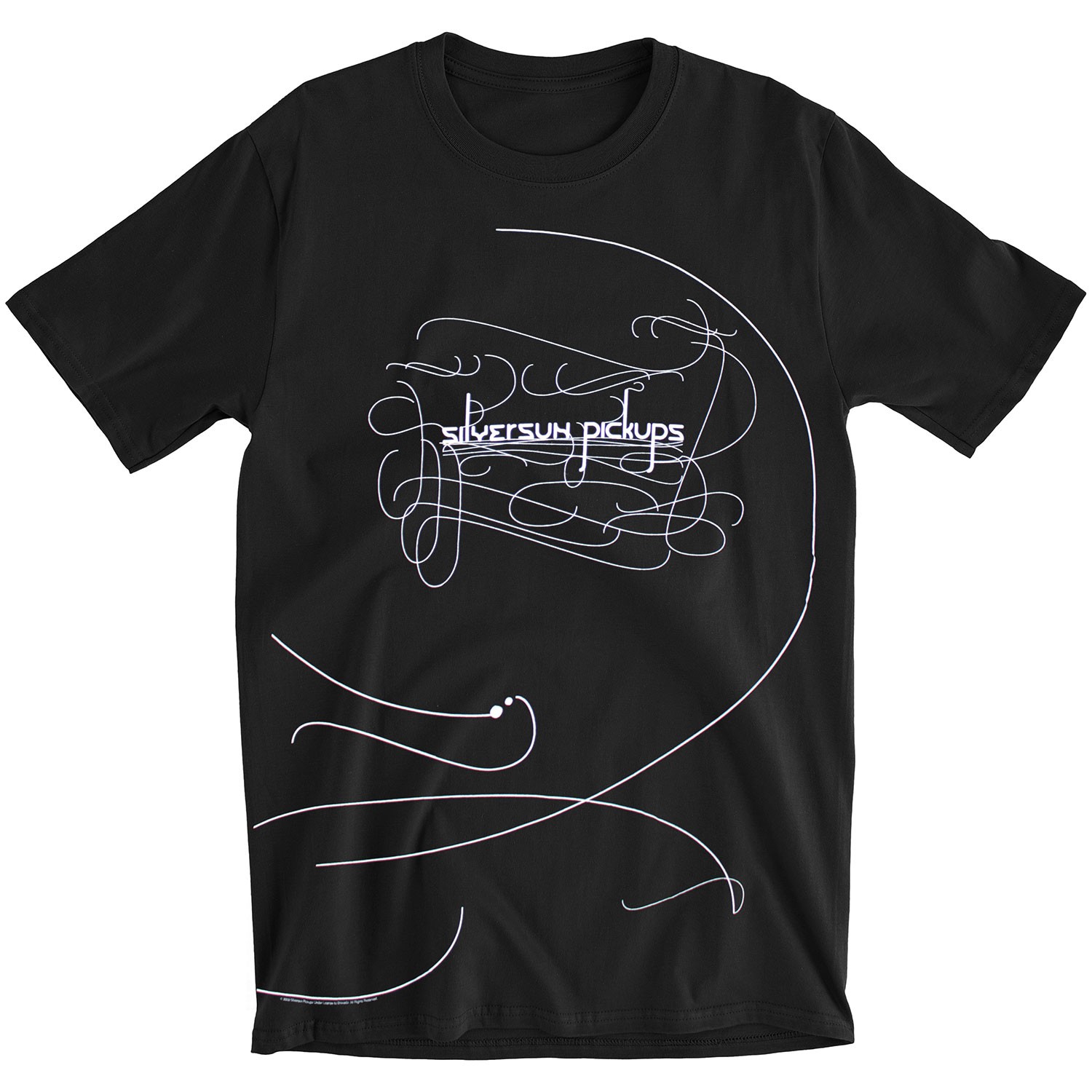 Men&rsquo;s Silversun Pickups Lines 2009 Tour Slim Fit T-shirt Small Black