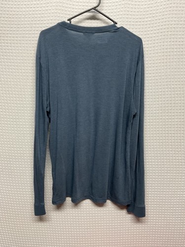 NWOT Allbirds Blue Sea CrewNeck Long Slv T-Shirts Men L Peru Tencel/Wool/Spandex