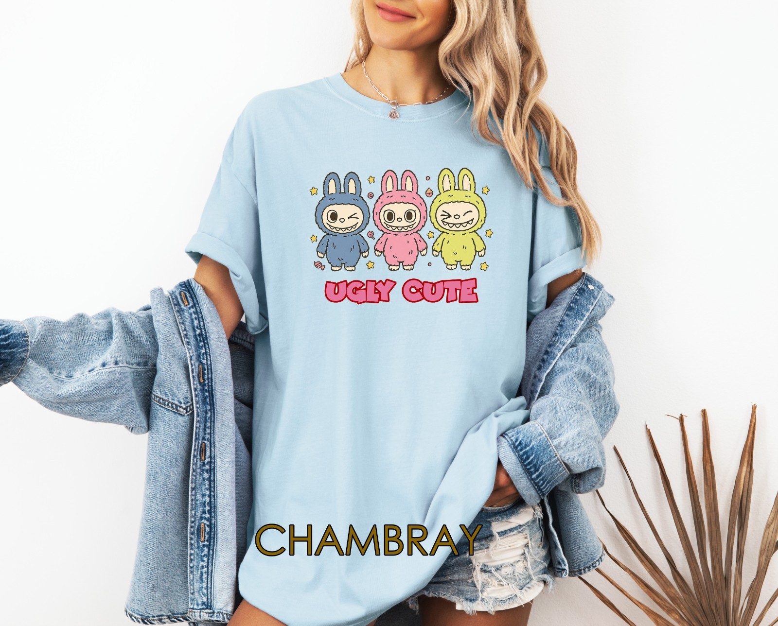 Labubu Ugly Cute Shirt Labubu Graphic Shirt Funny Labubu Lover Tee The Monsters