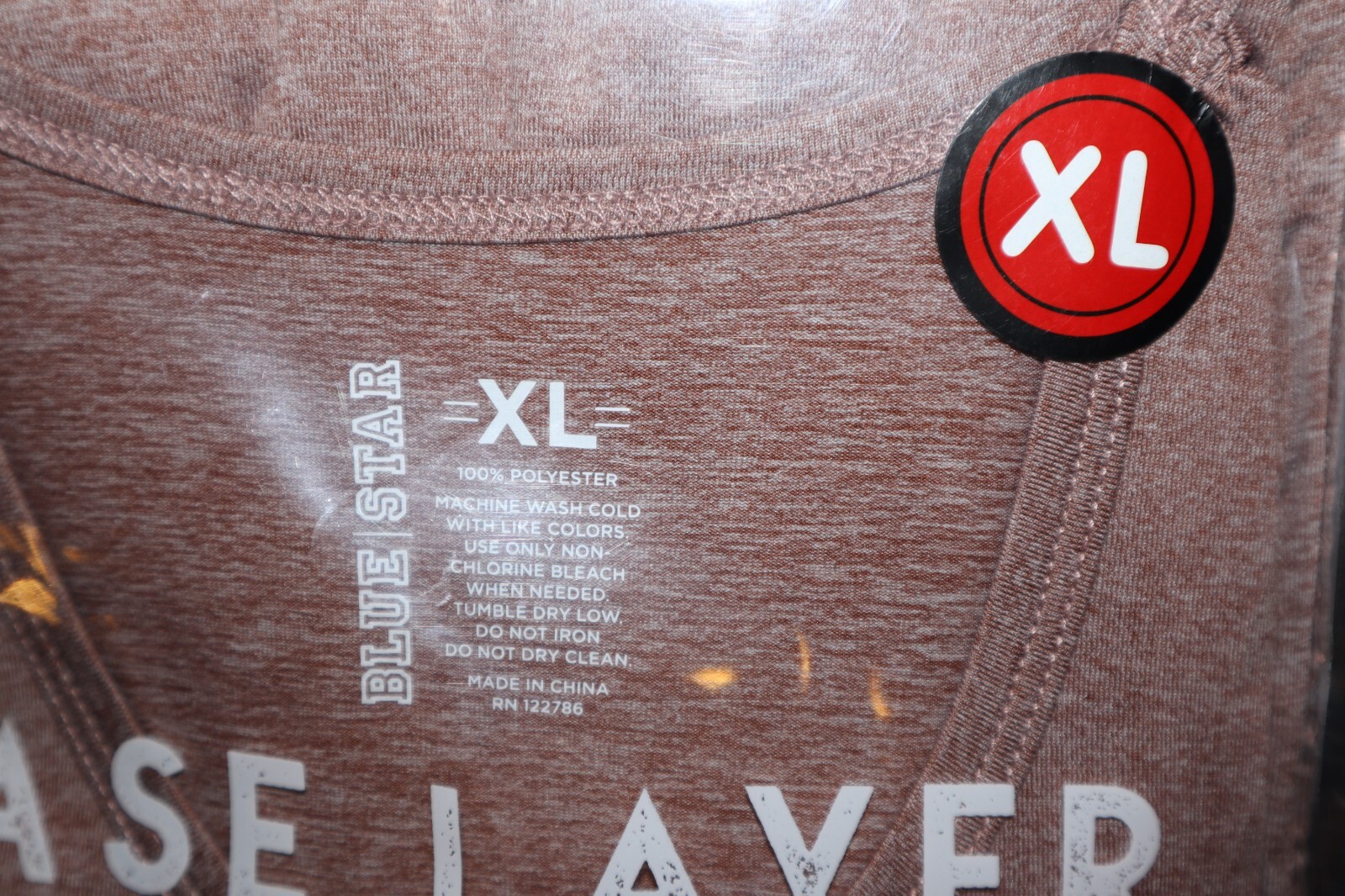 5 Men’s Athleticool Performance T-Shirt Base Layer XL Long Sleeve Crew Neck
