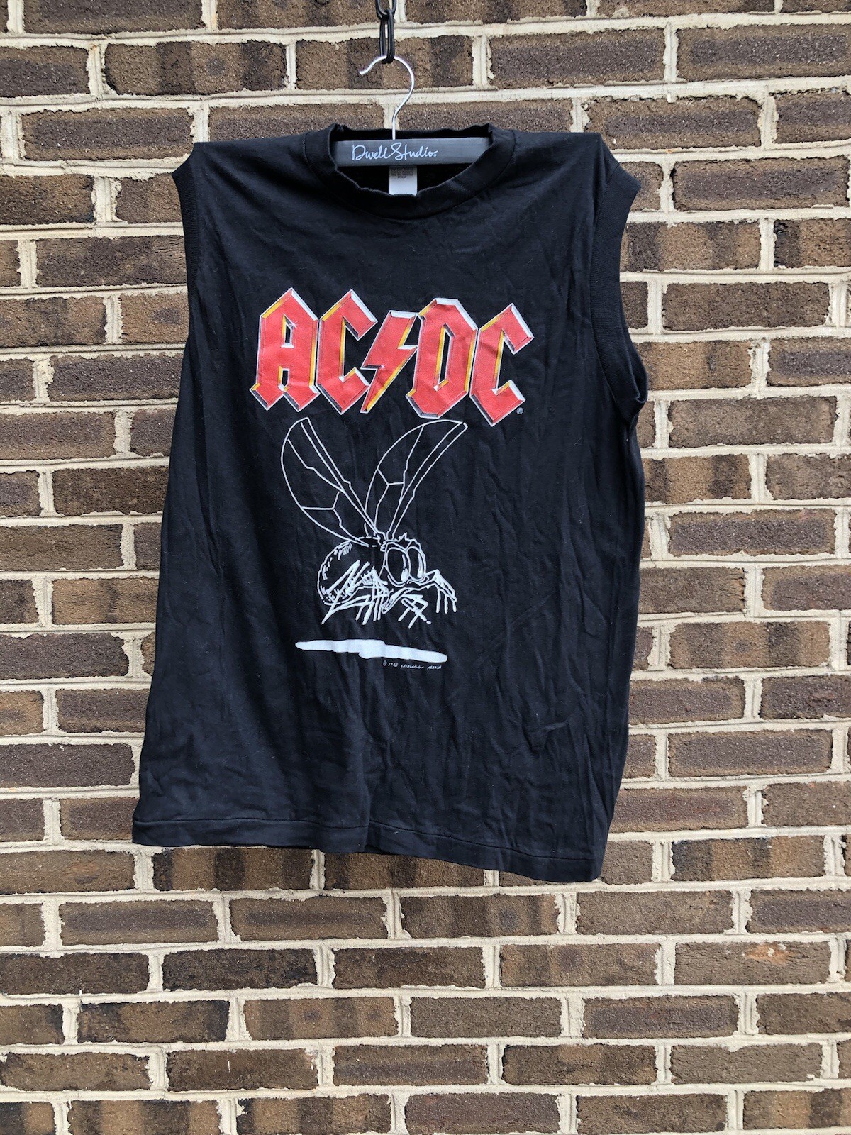 ACDC Fly On The Wall Circa 1985 Tour Charlotte Coliseum 26.5” 18”