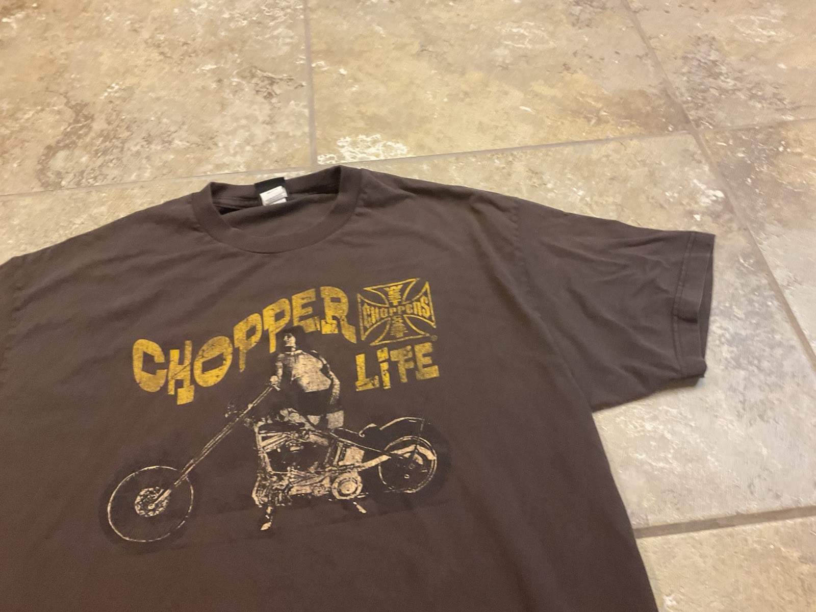 VTG West Coast Choppers Shirt Tee Mens XL Jesse James Motorcycle Chopper Life