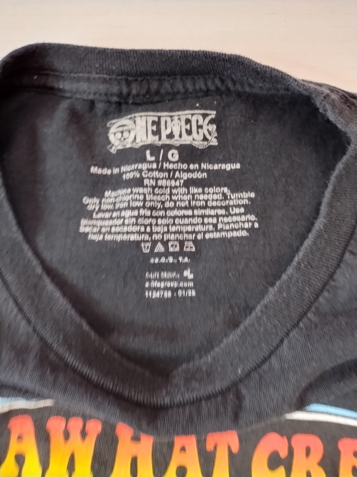 Nep Ece Straw Hat Crew Size Large