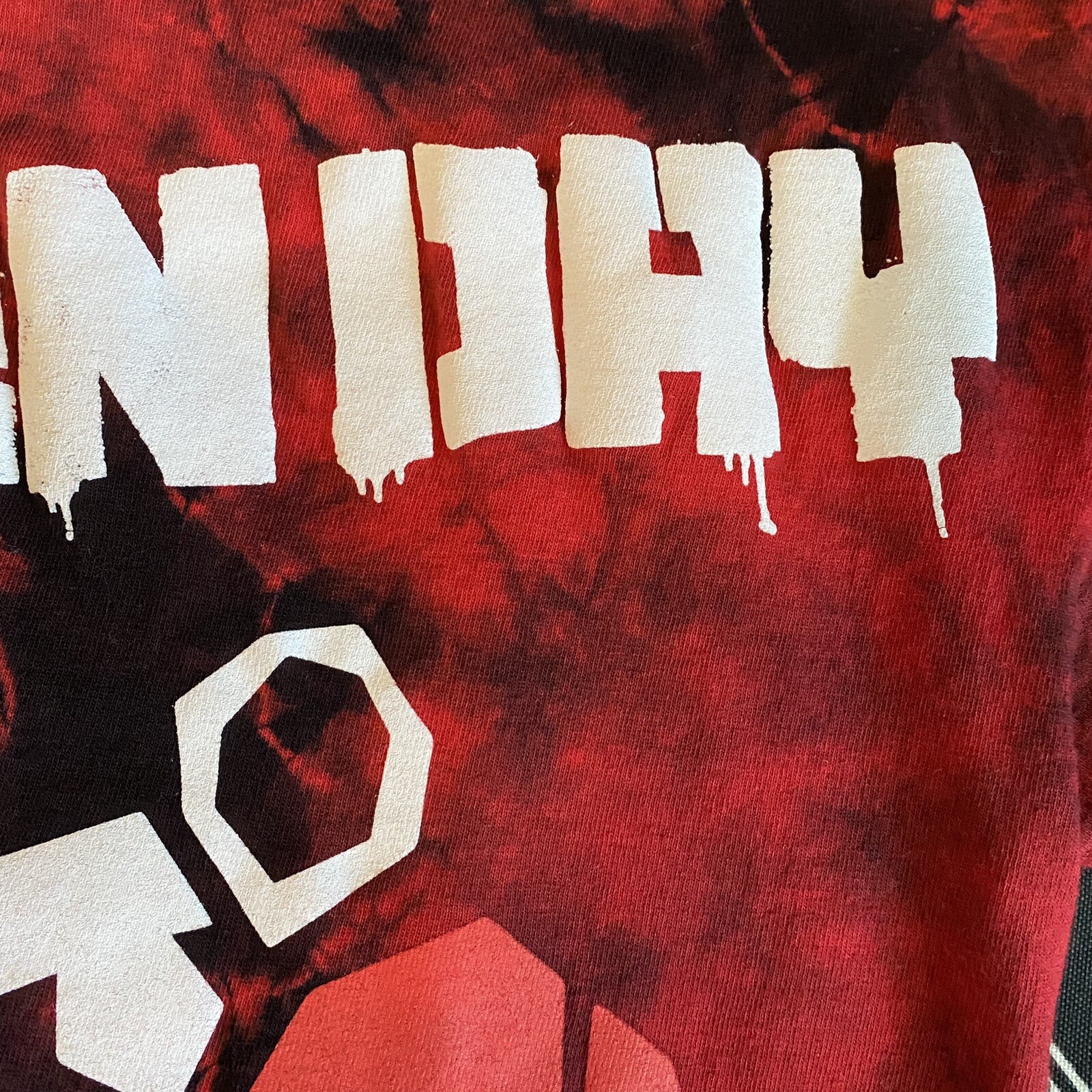 GREEN DAY American Idiot Punk/Alt-Rock Tie-Dyed T-Shirt. XS (NV) Pre-owned