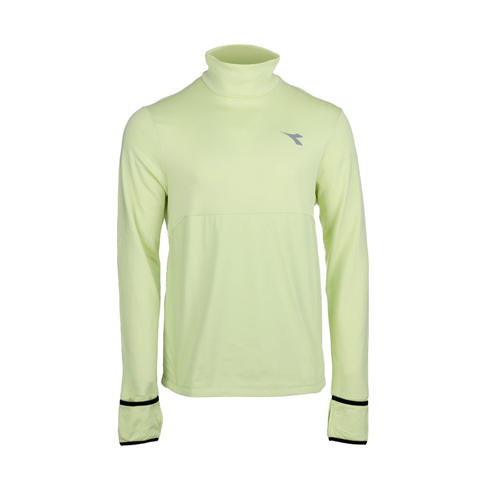 diadora Wb Winter Protection Turtleneck Pullover Shirt Mens Green Casual Tops 18