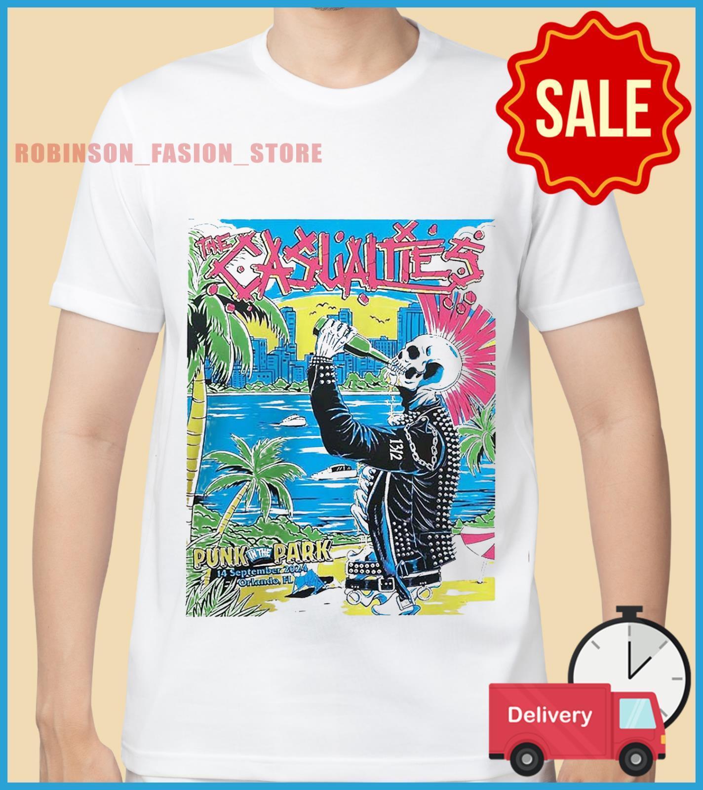 Limited Edition Poster Punk In The Park Festival 2024 T-shirt S-5XL