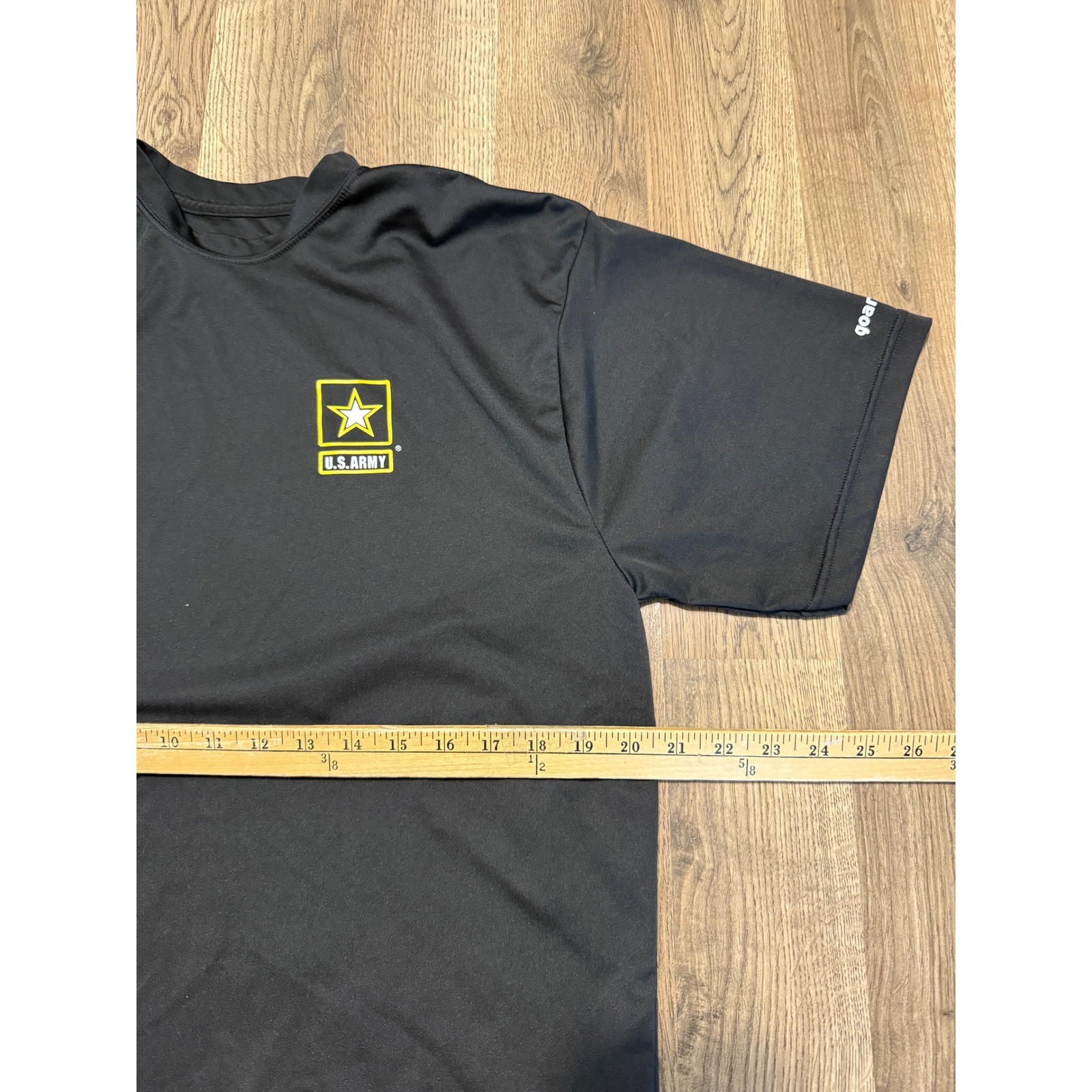 US Army Physical Fitness Uniform APFU T-Shirt Mens Medium Black Moisture Wicking
