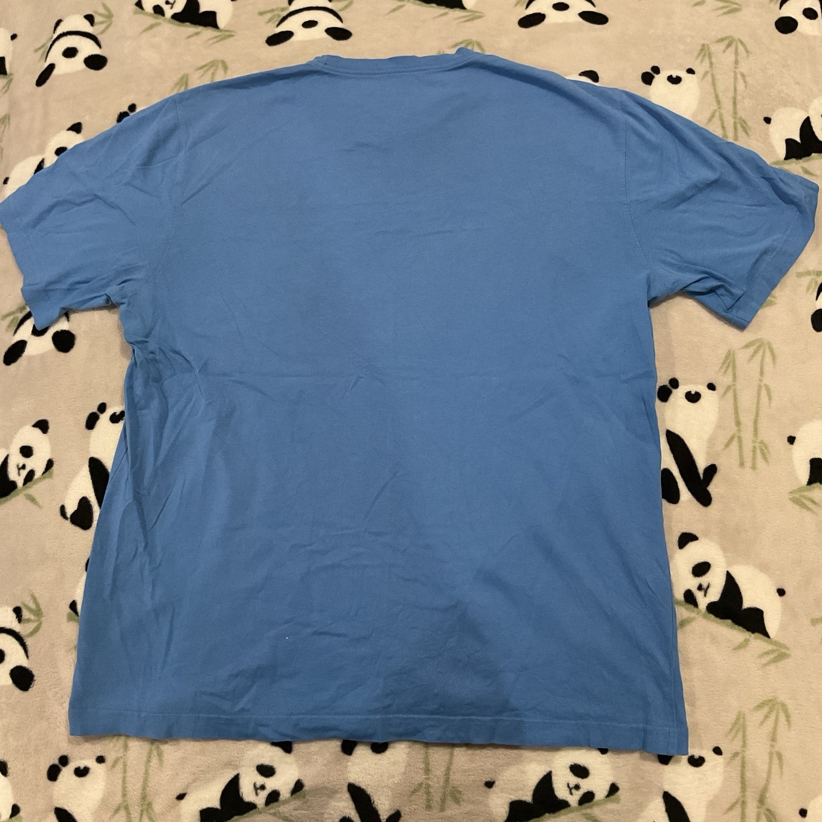 Lands End Men&rsquo;s T Shirt Size Large Light Blue Short Sleeve
