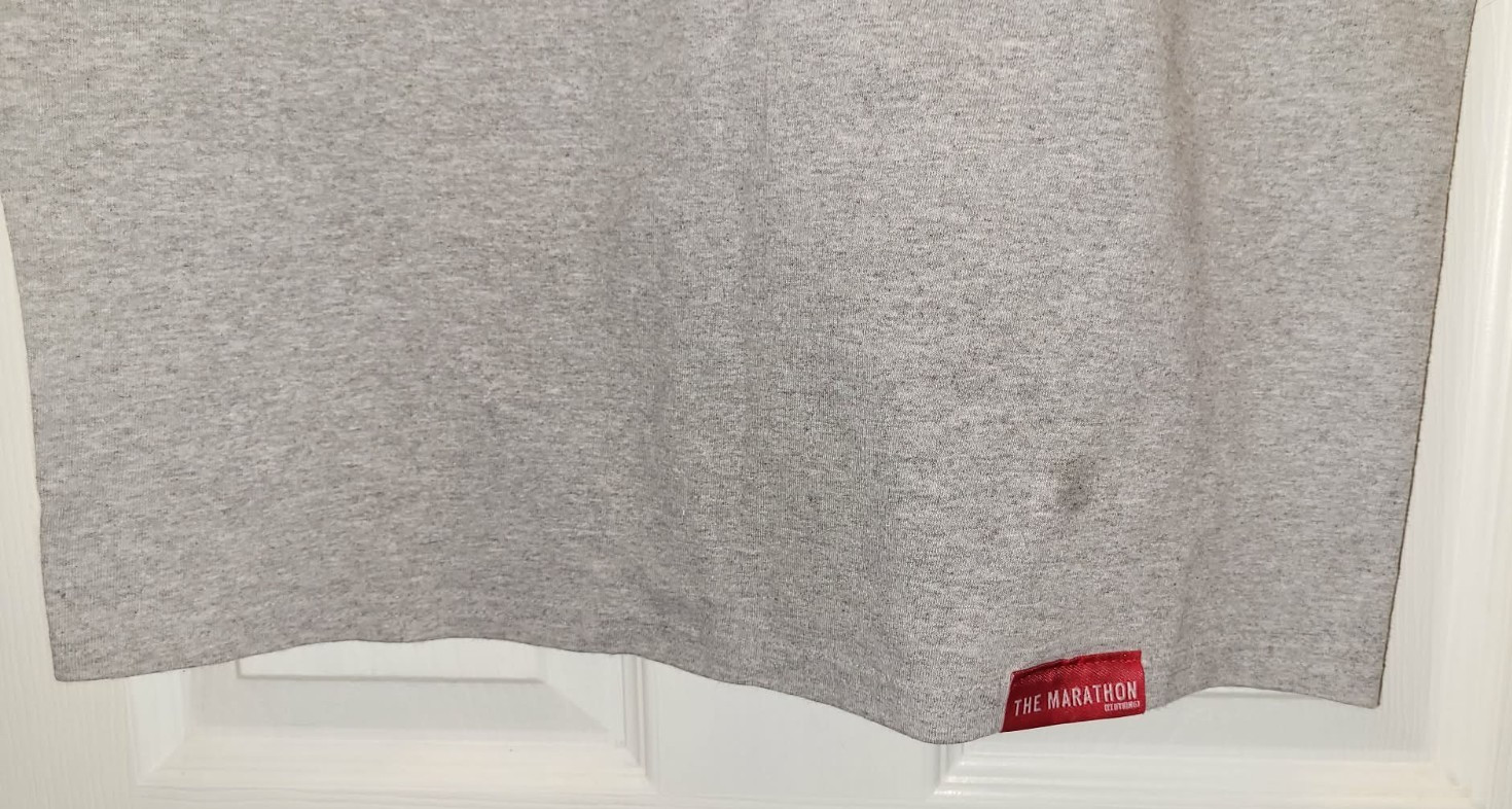 The Marathon Clothing Co. Crenshaw T Shirt Gray & Blue – Men’s Medium