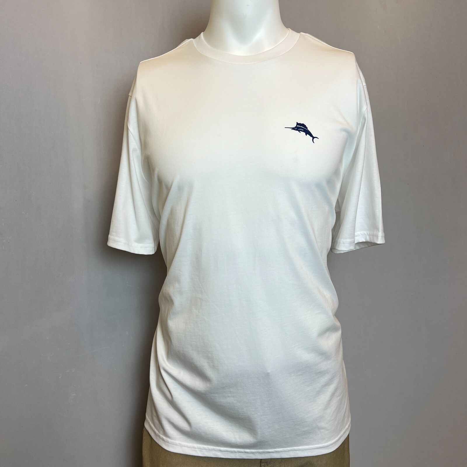 Tommy Bahama Shirt Mens Large XL White Short Sleeve Sailboat Ocean T-Shirt