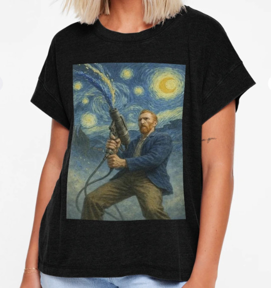 Van Gogh Humor T-Shirt
