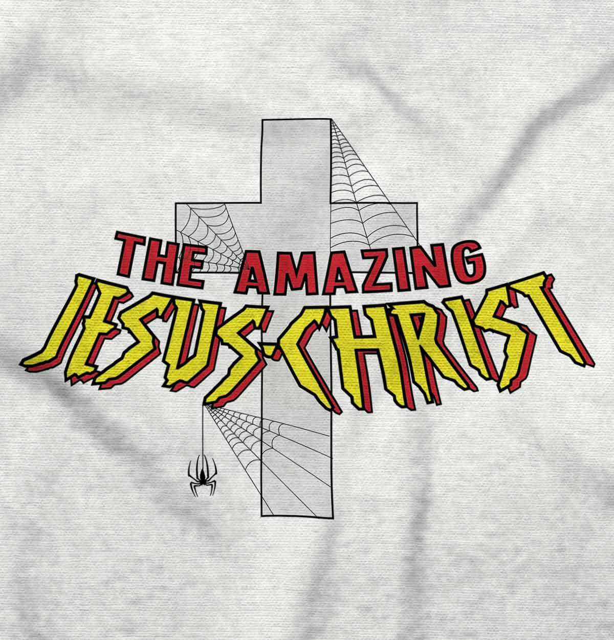 Amazing Jesus Christ Christian Religious Adult Short Sleeve Crewneck Tee