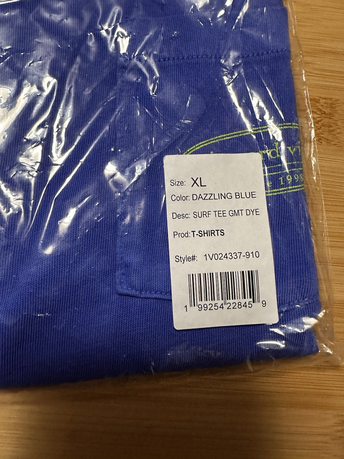 NWT Vineyard Vines Men’s Sz XL Dazzling Blue Surf Tee Shirt Retail $45