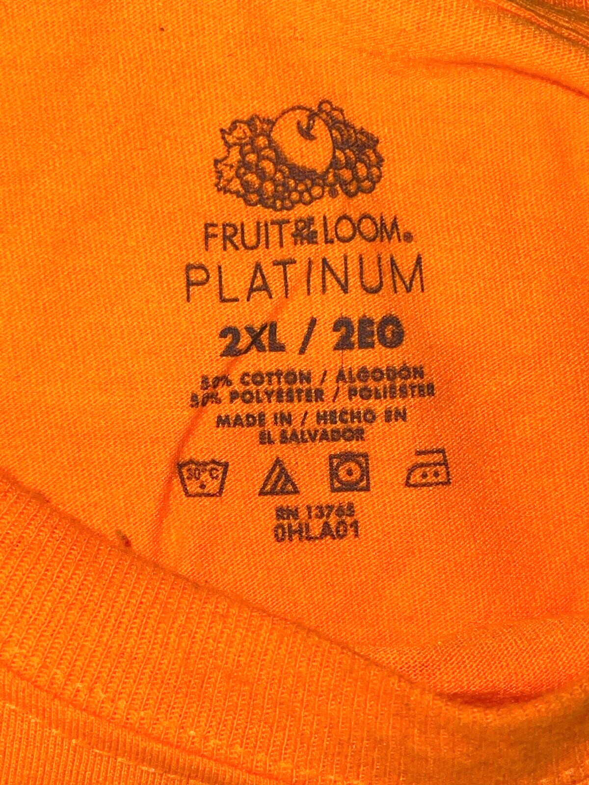 DoorDash Front & Back Food Delivery Driver ORANGE Short Sleeve 2XL Shirt *RARE*