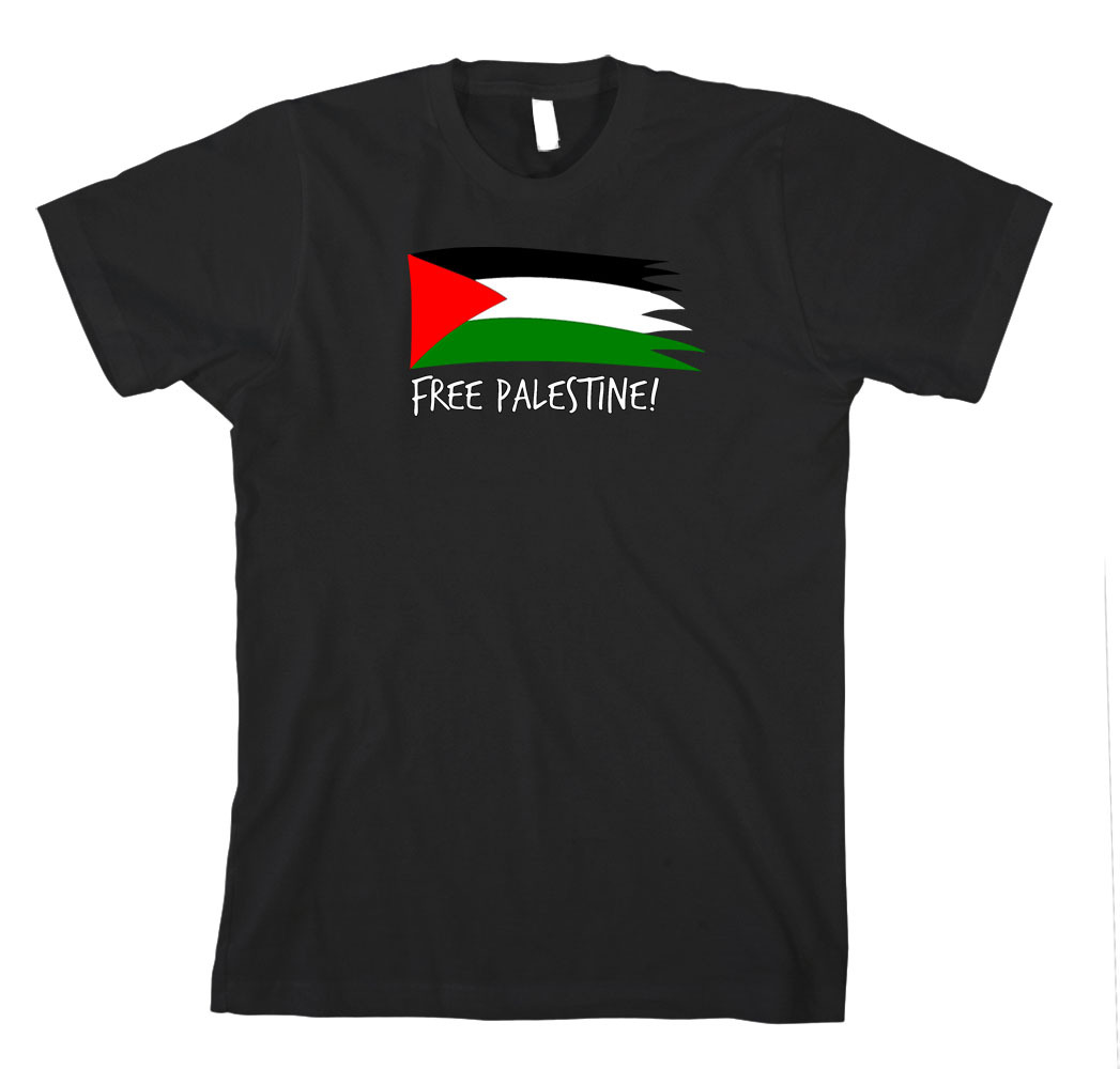 Free Palestine Cotton Unisex T-Shirt Tee Shirt Top